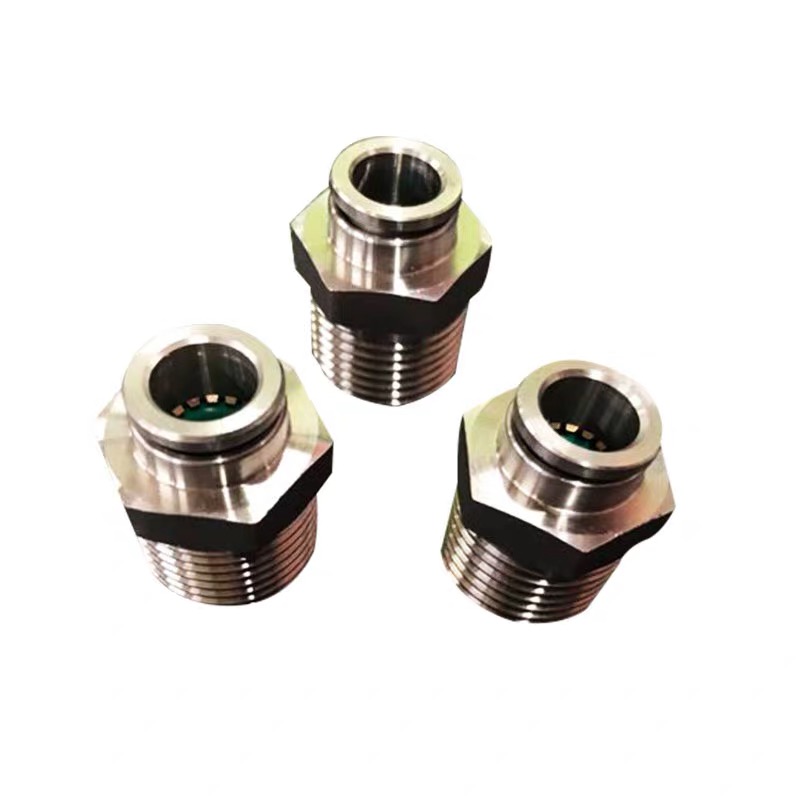 304 Stainless Steel Push-In Straight Pneumatic Fitting